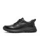 Belle Trendy Comfortable Casual Shoes Men's Shoes Cowhide Business Sports Shoes A1354AM5 Black Velvet Lining 40