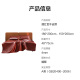 Jing Tokyo made first-layer buffalo leather mat three-piece set 4mm luxury thickening 180cm 200cm burgundy