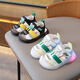 
Babudou lights baby shoes bag toe sandals for summer boys anti-slip soft sole baby toddler shoes beach shoes 01 years old 3 black 718 bear lights sandals size 22 length 14.5CM