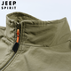Jeep Jeep Jeep Men de mediana edad Vest de primavera y otoño al aire libre