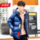 Arctic velvet (Bejirong) cotton coat men's winter men's cotton coat thickened cotton coat men's jacket casual couple style personalized college style cotton coat loose A103-MY098 iron gray XL