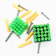 Hasdick Beijing Warehouse Delivery Small Yellow Croaker Combination Set Plastic Expansion Screw HKZ-156 M6M8 Green Expansion Tube 1 Box