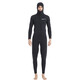 Ride ship 3MM one-piece diving suit full set long-sleeved men's deep diving swimsuit cold-proof and warm surfing diving equipment winter swimsuit black 2XL