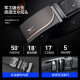 Septwolves men's leather belt genuine leather automatic buckle 110-120cm birthday gift for husband and boyfriend