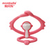 Mombella Yoga Monkey Teether Baby Teething Relief Teething Teether Toy Boilable Silicon Pink Yoga Monkey 1 Pack + Anti-chain + Storage Box