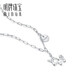 Ming brand jewelry platinum necklace Pt950 white gold cute unicorn chain clavicle chain women's model BFR0084 about 42+3 cm about 6.07 grams