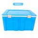 Warm Ice Bear 60L 80L takeaway food delivery insulated box for outdoor stalls 33L-45L food grade liner plastic foam preservation box 60L blue flip model
