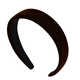 Zuoou wide-brimmed black face wash hairpin hairband for female adults Korean version Internet celebrity retro temperament headband daily wear female hair accessories black