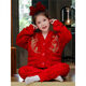 Yuan nationality Kapibala girls pajamas 2024 new coral velvet thickened children girls autumn and winter flannel home clothing LDE6621 Kapibala 14 size [125-135CM Weight 40-50