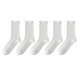 Jeanswest women's autumn new simple ins style pile socks solid color women's stockings five pairs YM white 58100 5 pairs F