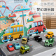 Moon Coast children's car toy 2-year-old boy toy car 1-3 years old mini alloy car gift box simulation car birthday gift 30 cars real alloy, car size 5-6cm