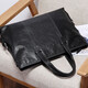 Golf (GOLF) briefcase men's business first-layer leather handbag large-capacity computer bag fashionable horizontal shoulder crossbody bag