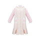 Adoring boy sweet and cute autumn and winter thickened home clothes pajamas girl fluffy bunny hooded pajamas fun bunny ears pink pink 170