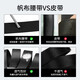 Tenggexiang canvas belt for men, automatic buckle belt, casual pants belt, punch-free, trendy, versatile, fashionable, student military training, black 120CM