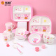 Wuhe (WUHE) Peppa Pig children's tableware set baby food supplement bowl baby supplies children's cup baby platter plate Peppa Pig [deep round bowl]