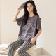 Modal 100% de pijamas de algodón para mujeres Pure Spring de algodón puro y dibujos animados de jóvenes jóvenes puede usar trajes de ropa para el hogar fuera de AM698 m (recomendado 80-100Jin [Jin iguala 0.5 kg])