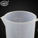 York (YORK) thickened plastic measuring cup, transparent with scale, various Specifications measuring cup, laboratory plastic cup, shipped after sterilization, 500ml