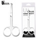 UPLUS thickened stainless steel round-head nose hair scissors for eyebrow trimming, beard and sideburns grooming men's trimmer