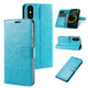 Case de protection de Peno Apple x Iphonex Max Téléphone Flip-Fall Cuir Case xr Ensemble entièrement le boîtier Soft Soft Brown Apple X / XS