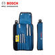 Bosch electric hammer 6-piece set small blue volume hardware tools two-pit two-slot electric hammer drill bit chisel 5 series four-edged drill bit package Bosch four-pit masonry mixed set (pack of 6)