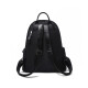 Ms. Ishidai's Oxford cloth backpack, women's new Korean style large-capacity travel bag, fashion trend student school bag, casual women's bag black