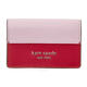 KATE SPADE luxury fashion brand women's wallet pink stitching simple PWRU7854-613 pic os