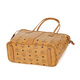 MCM LIZ small mother-in-law tote bag shoulder hand shopping bag cognac color gift