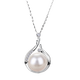 EothS925 Silver Freshwater Pearl Necklace Women's Clavicle Chain Necklace 2022 New Model Pendant Single Jewelry for Girlfriends and Mothers as Birthday Gifts for Elders 925 Silver Freshwater Pearl Necklace