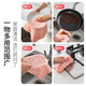 Jepoo dishwashing rags coral velvet housekeeping cleaning towels absorb water, are not easy to leave watermarks, are not easy to stain oil, and are thickened for kitchen dishwashing. Ten pieces 25*25cm coral velvet