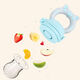 Baby food bag with large, medium and small mouthpieces Teether, Fruit and Vegetable Baby Fruit Food Complementary Bite Bag Blue (with 3 large, medium and small bite bags)