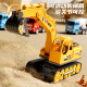 Baolexing children's toy boy large engineering vehicle inertia excavator bulldozer mixing crane car model birthday gift