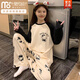莫代尔长袖睡衣女春秋季小狗卡通可爱学生可外穿2025新款网红家居服套装 16813 KT猫旗舰款 M【建议80-95斤】