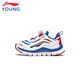 Li Ning children's shoes, children's sports shoes, boys and girls, Aurora shock-absorbing infant casual shoes 30YKNU090-57