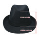 Woodpecker Brand Top Hat Men Middle-aged and Elderly Spring and Autumn British Siren Hat Middle-aged Gentleman Hat Summer Black Small Top Hat Men's Top Hat 1648 Four Seasons Top Hat, Navy Blue 58CM (size, generally suitable for adults)