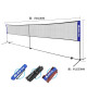 DOUBLEFISH Portable Mobile Badminton Net Frame/Net Post Including Racquet Bag 6.1 Meter Standard Type