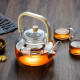 Jiabai teapot glass tea set large-capacity filtered tea boiler office health teapot household thickened heat-resistant kettle 800ml