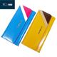 SEPTWOLVES women's wallet long multifunction Korean style fashionable and versatile cowhide hand wallet buckle orange