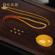 OUCERNY beeswax pendant natural amber raw stone full of honey chicken oil yellow water drop necklace pendant for men and women Russian material 3-5g