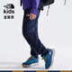 The North Face 24 new autumn and winter children's clothing children's windproof and water-repellent men's and women's sunscreen trousers 89XD 8K2 blue S