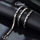 GsunG platinum necklace men's grand PT950 new knight chain platinum necklace men's three-dimensional car flower shiny necklace. Please contact customer service for customization of different lengths and weights.