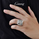 GsunG platinum ring men's PT950 dragon ring atmospheric platinum new wide-faced shiny men's ring zodiac dragon zodiac year male, priced by gram, contact customer service before bidding for gold price