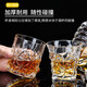 SURANER European style whiskey cup home crystal glass creative wine cup spirit cup water cup internet celebrity orchid style six pack