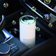KUANJU car air purifier, negative ion formaldehyde removal and odor removal in the car, formaldehyde removal and odor removal, small household car air purifier, black, rechargeable model (built-in battery)