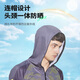 JIADIAONI (JIADIAONI) 24 new products, competition style fishing clothing, quick-drying sun protection clothing, fishing-specific road suit, men's hooded, lightweight and breathable, quick-drying fishing clothing - competition type L
