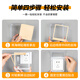 International Electrician Type 86 Socket Waterproof Box Self-adhesive Switch Power Supply Protective Cover Splash-proof Box Bathroom Toilet Socket Waterproof Cover Type 86 Heightened Waterproof Box-Transparent