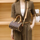 Beinni 2023 New Boston Pillow Bag, Oldshassed Fashion Retro Bag, Women's Tandbag, One-Hourper estampado de cuerpo cruzado, color de café
