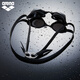 Arena (arena) imported swimming goggles professional coating competition Xu Jiayu swimming goggles waterproof high-definition anti-fog pioneer men's and women's FINA 400MSW coating competition (BLK)