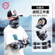 Xionghuo fishing hat, same style for men and women, three-piece set of sun protection equipment, ice silk sleeves, protective mask, Luya summer fishing equipment, three-piece set of summer sun protection equipment, gray