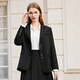 Betu women's spring new suit temperament small suit jacket college style commuter suit 2401T37 black S