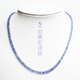Fat Donglai's same style tanzanite spirit stone appointment natural crystal necklace purple blue gemstone faceted neck necklace clavicle gold buckle tanzanite faceted necklace about 3